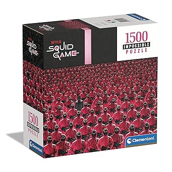 Clementoni 80504 Squid Game Impossible Game 1500 Pieces