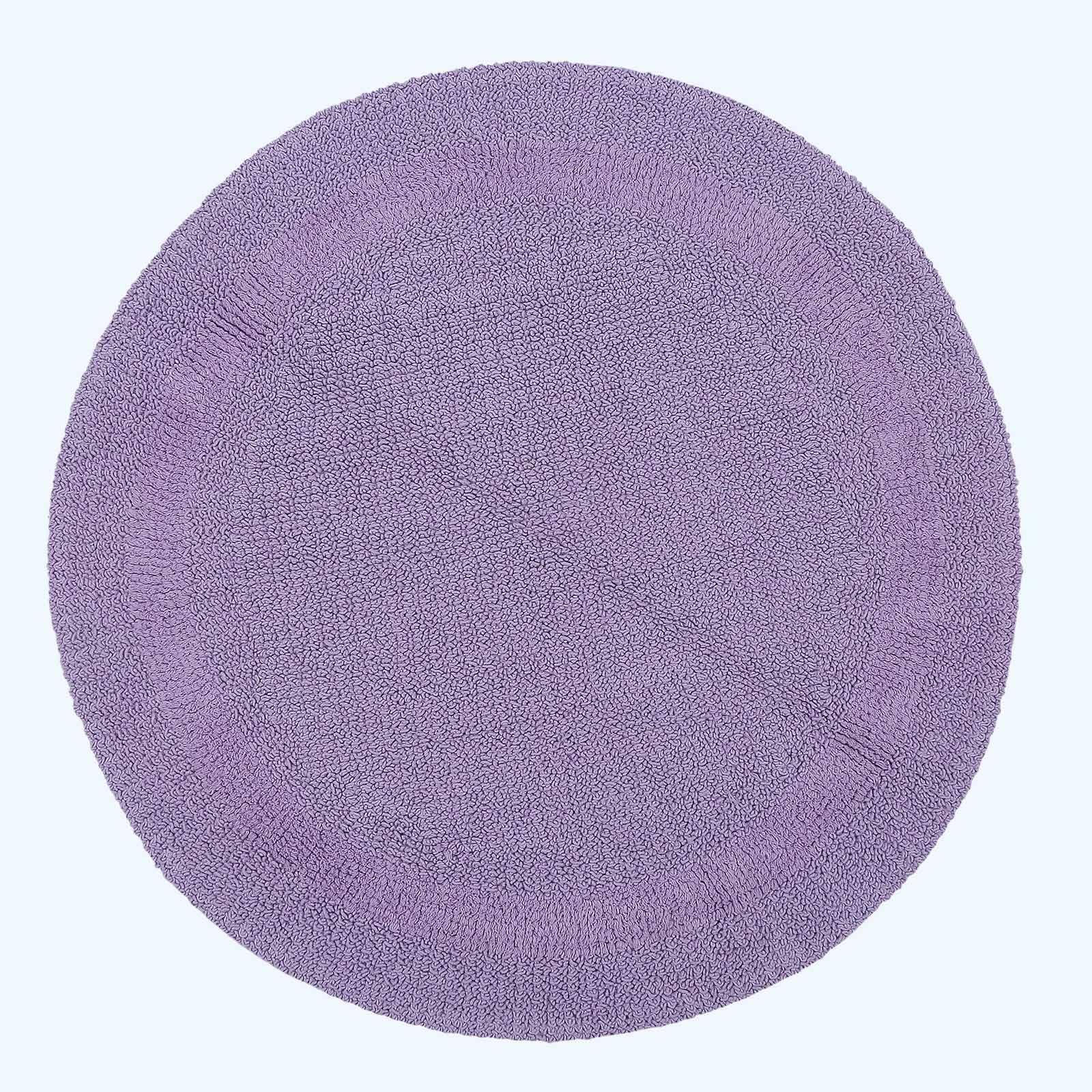 HOMESCAPES Toilet Mat, Luxury 1600gsm Extra Soft 100% Cotton, Reversible Bathroom Mats Non-Slip, Washable, Super Absorbent, Quick-Dry, Raspberry Pink Pedestal Rug for Toilet, 50 x 55 cm — view 99