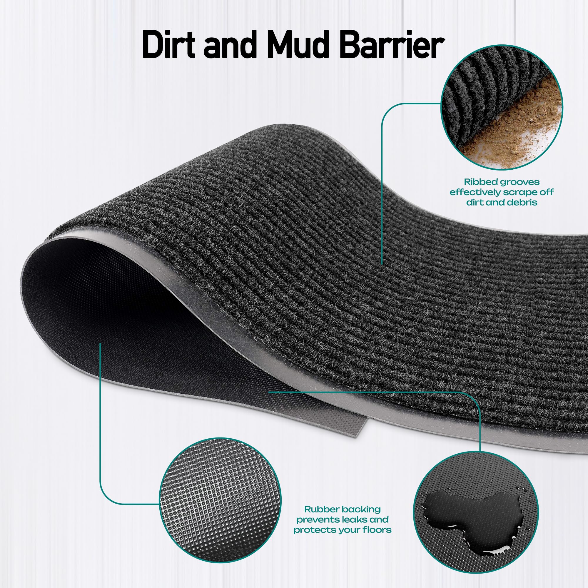 MaxMat Extra Large Commercial Floor Mat - Black -4