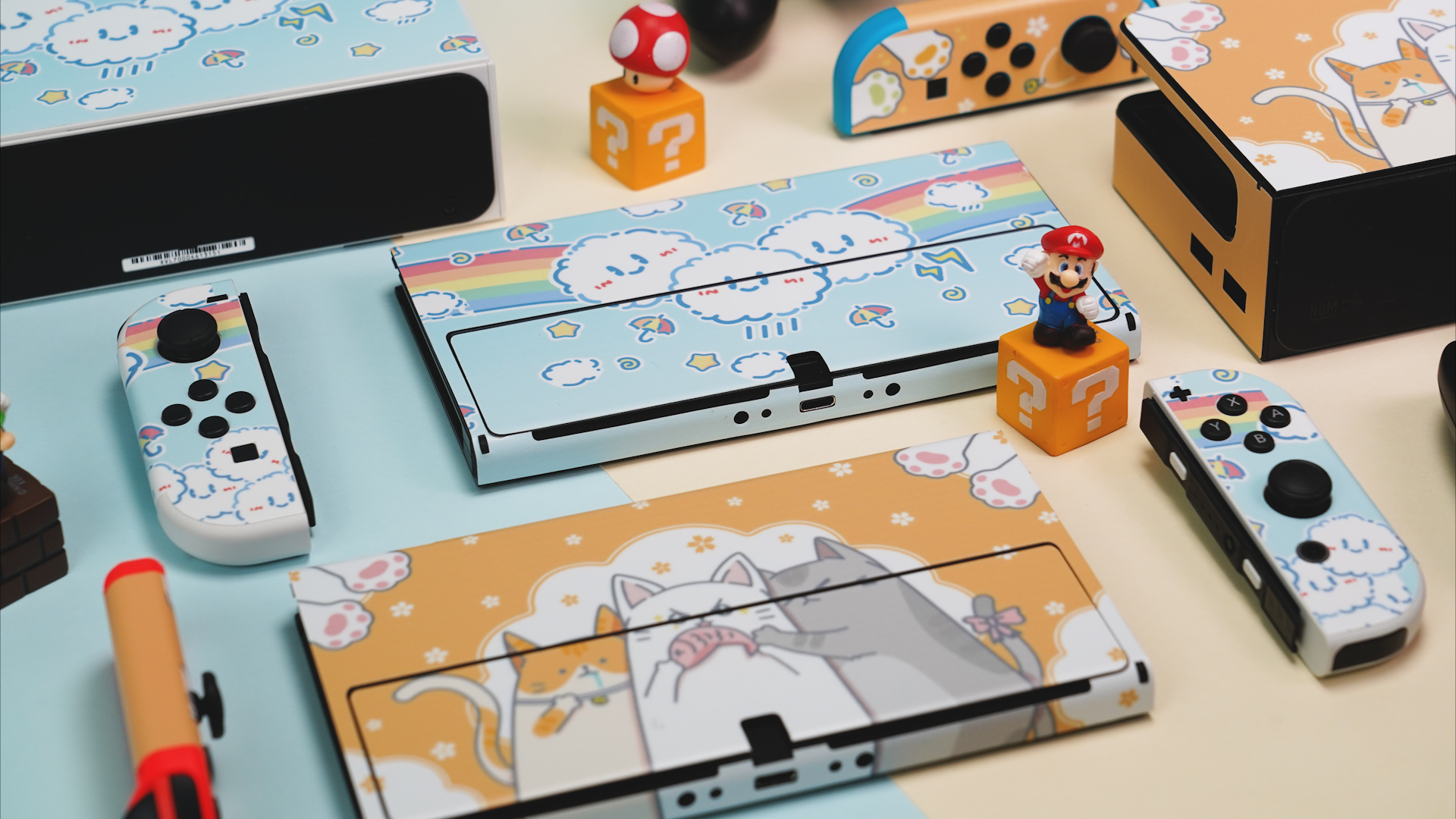 Amazon.com: PlayVital Full Set Protective Stickers for Nintendo