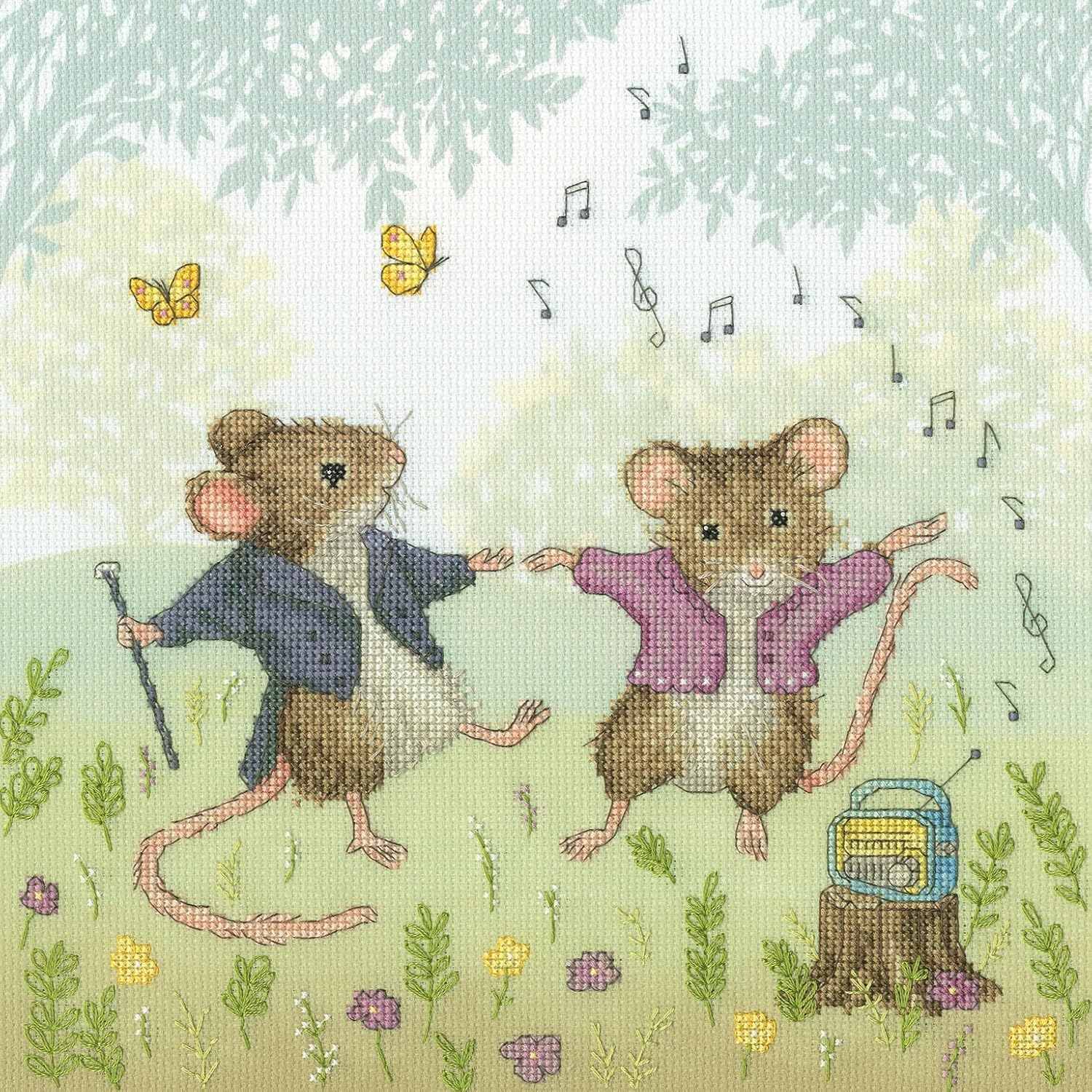Bothy Threads Counted Cross Stitch Kit - Woodland Waltz