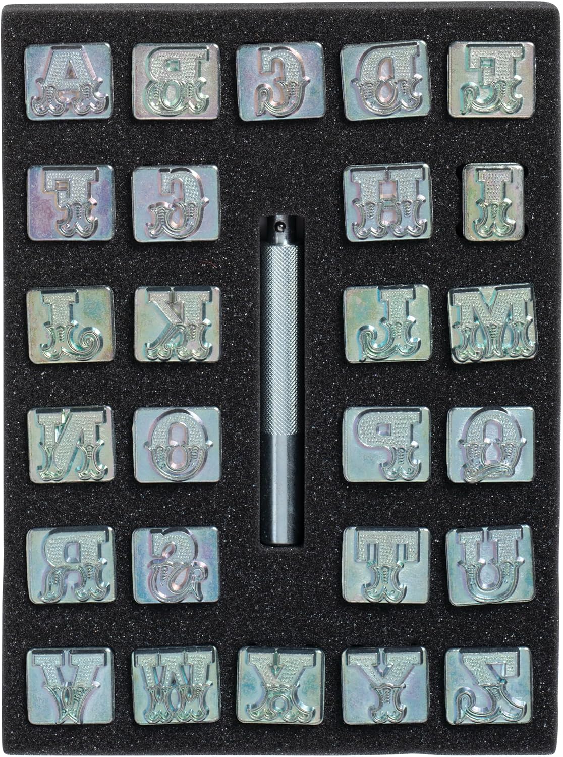 Weaver Leather 3/4" Leather Art Alphabet Stamping Set