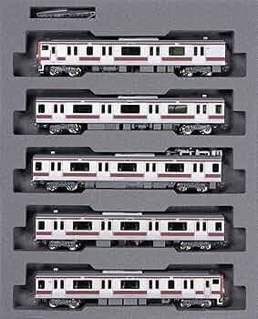 062 Nゲージ鉄道模型 赤とクリーム 7両とパーツ backend=imagemagick;height=200