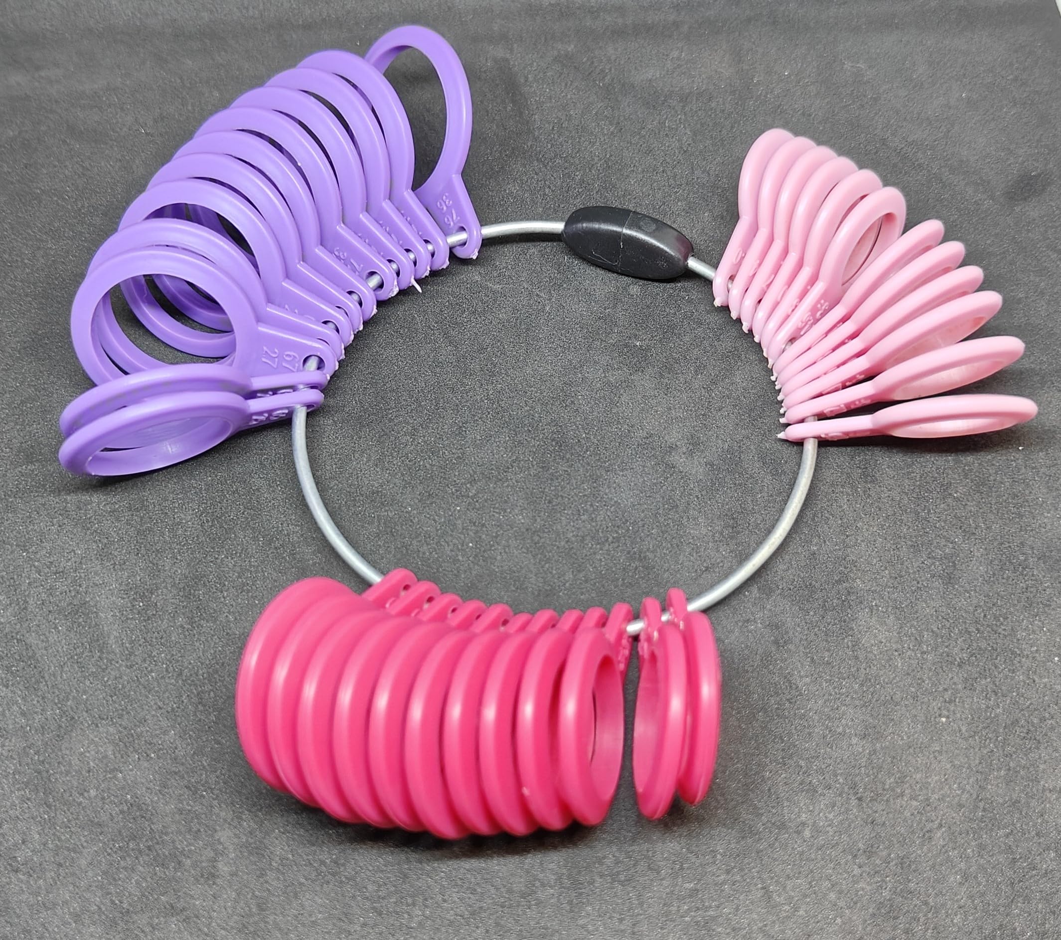 Kumu Jewellery Tools® Ring Sizer, Super Soft Plastic, Handy for Measuring Ring Size (Ring Sizer) 1