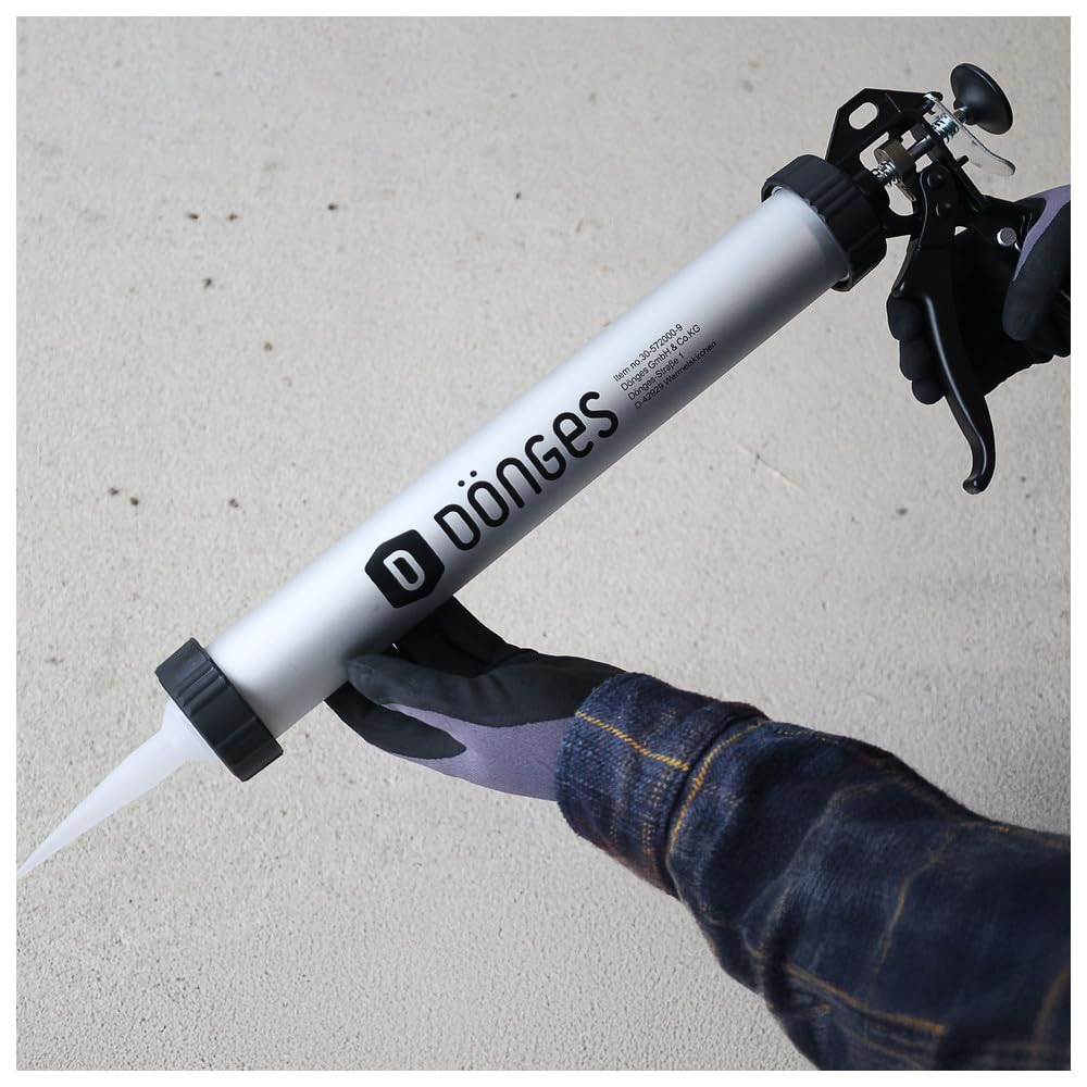 Image secondaire de Dönges Pistolet à cartouche professionnel 600 ml en aluminium pour sacs flexibles et cartouches | Presse à cartouche pour cartou