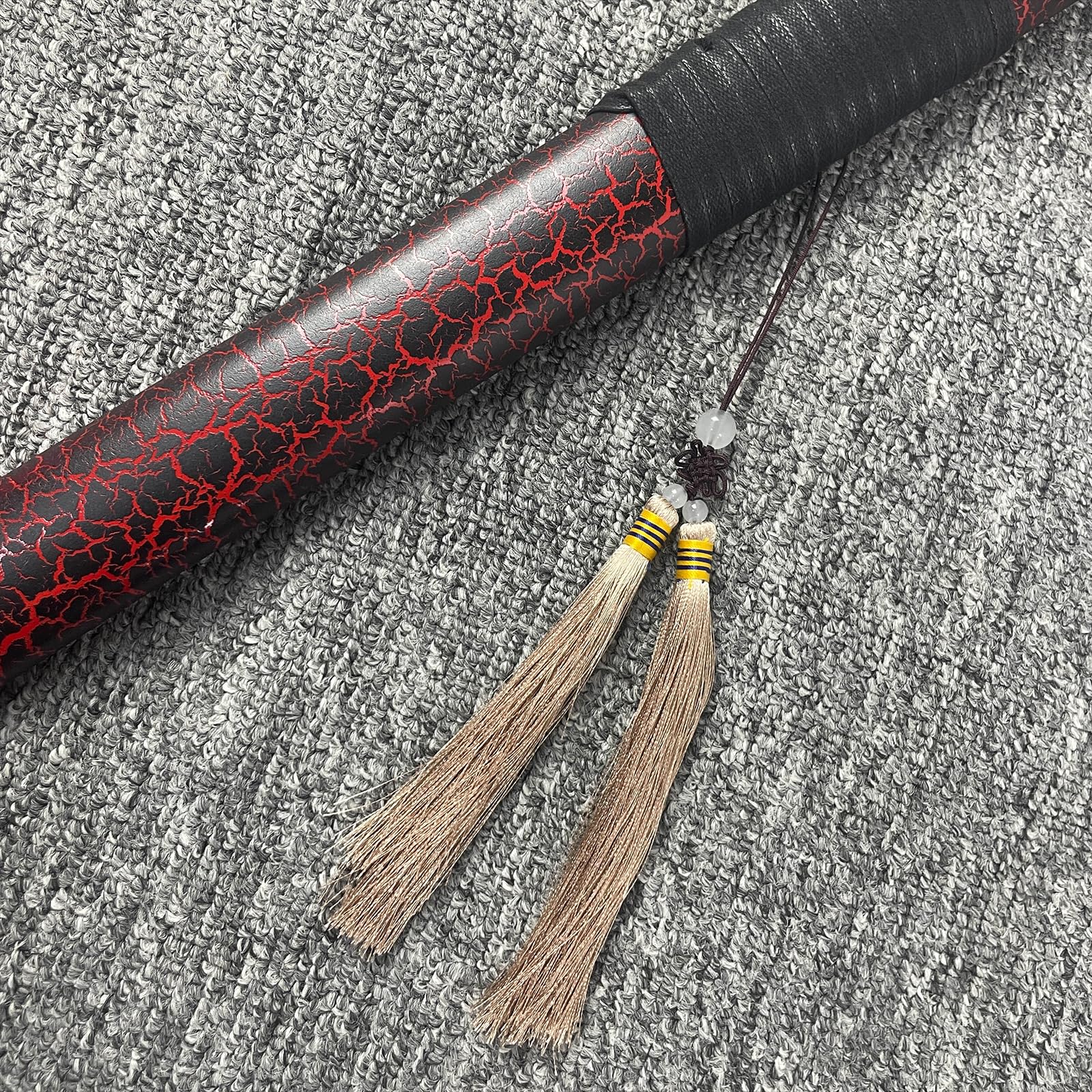 Sabres Laser Katana en Bois,Bokken Fait Main avec Bande Lumineuse,Sabre de samouraï en Bambou,idéal pour Offrir,Cosplay,Accessoires,Bal masqué,fête - 100 cm