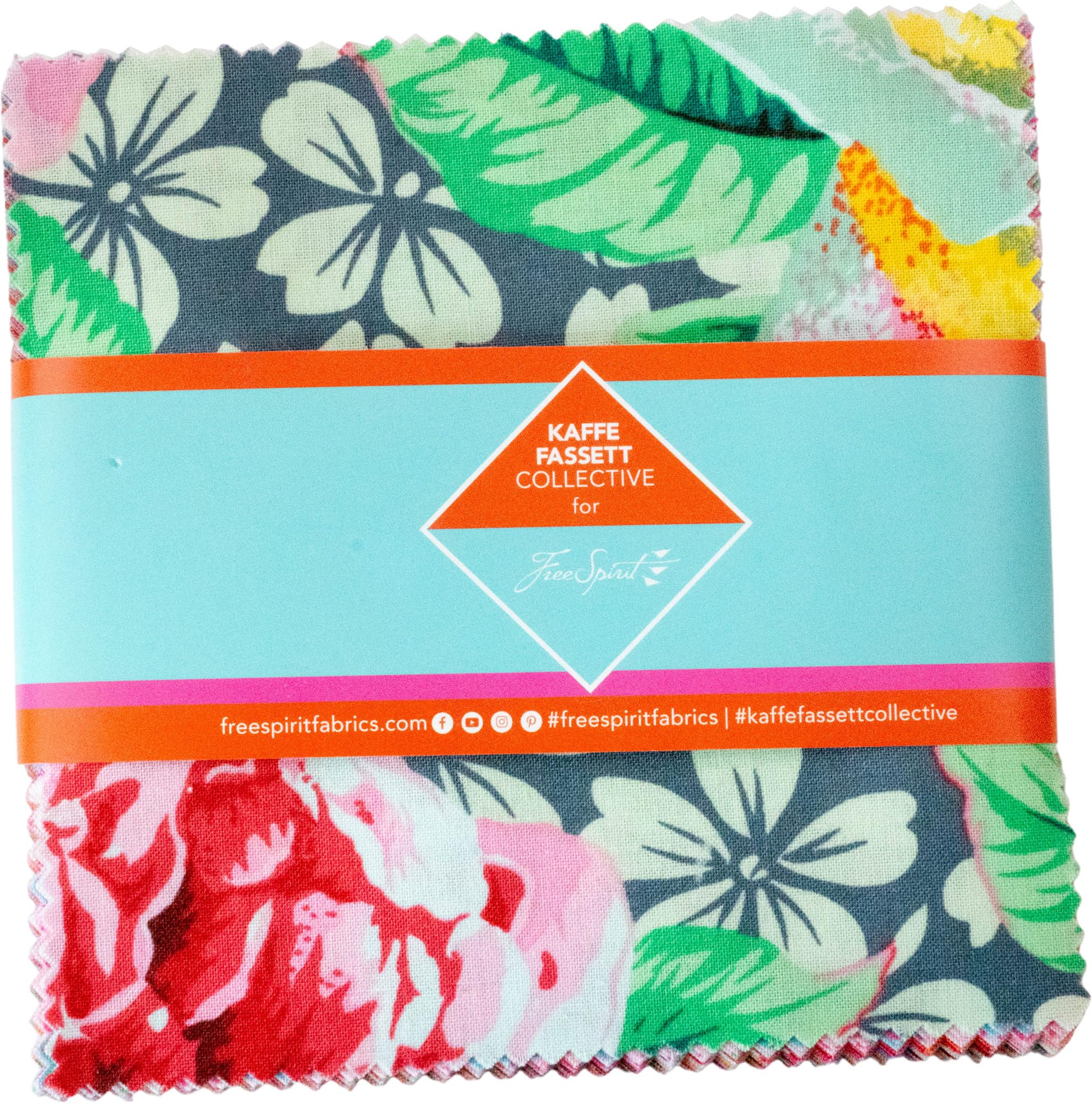 Warm 5" Charm Pack 42pc by Kaffe Collective February 2026
