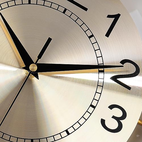 Miniatura 5 de Lafocuse Silent Modern - Reloj de pared grande para sala de estar, relojes de pared decorativos de mediados de siglo para cocina del hogar, hoja de