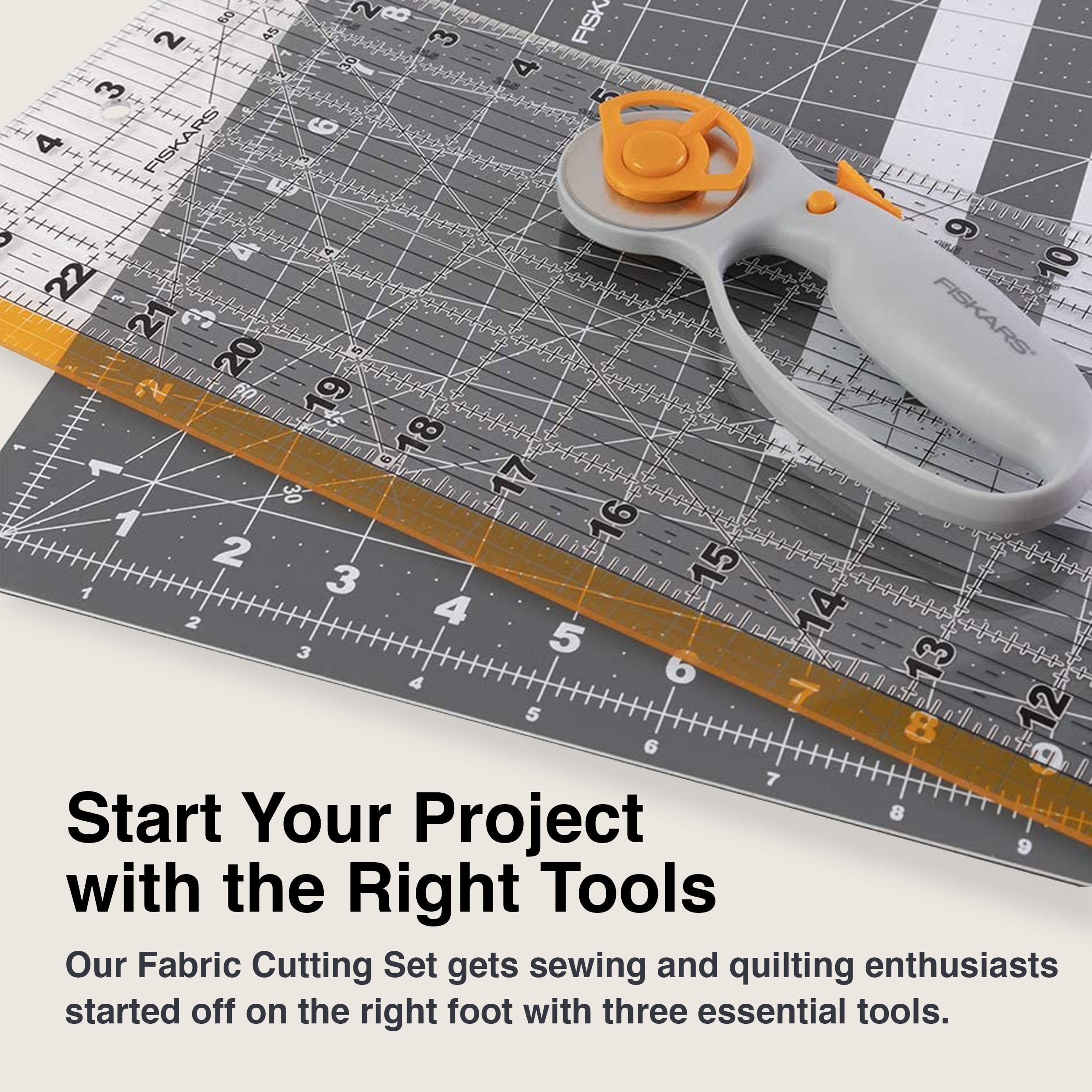 Fiskars Craft Supplies Self Healing Cutting Mat for Crafts, Sewing