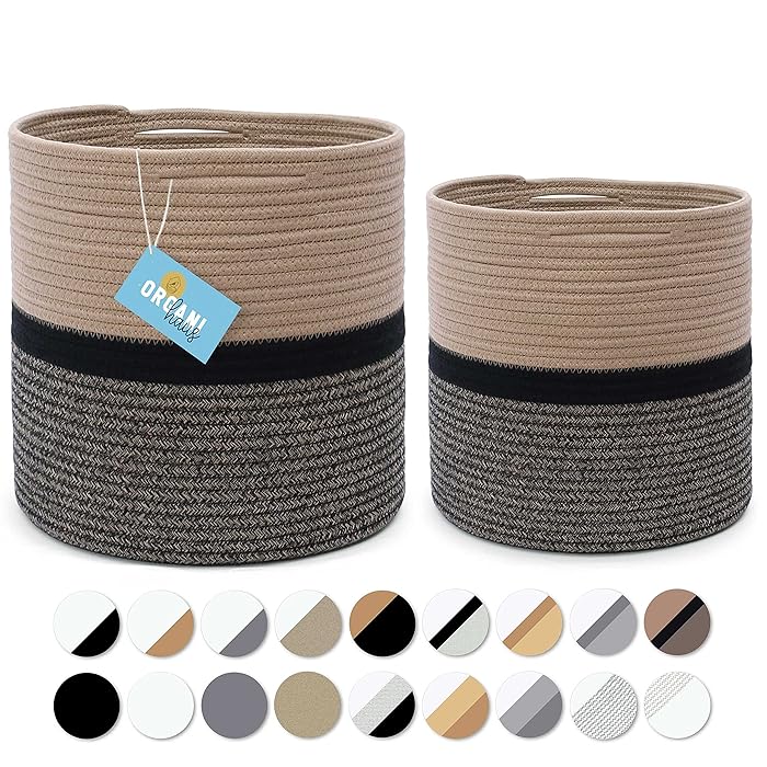 Buy OrganiHaus Decorative Baskets for Plants 10 & 12 inch Pots for