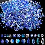 1000pcs Perles en verre pour la fabrication de bijoux coloré arc-en-ciel perles en cristal avec perles molles perles étincelantes pour DIY Collier Bracelet Boucle d'oreille(vert)