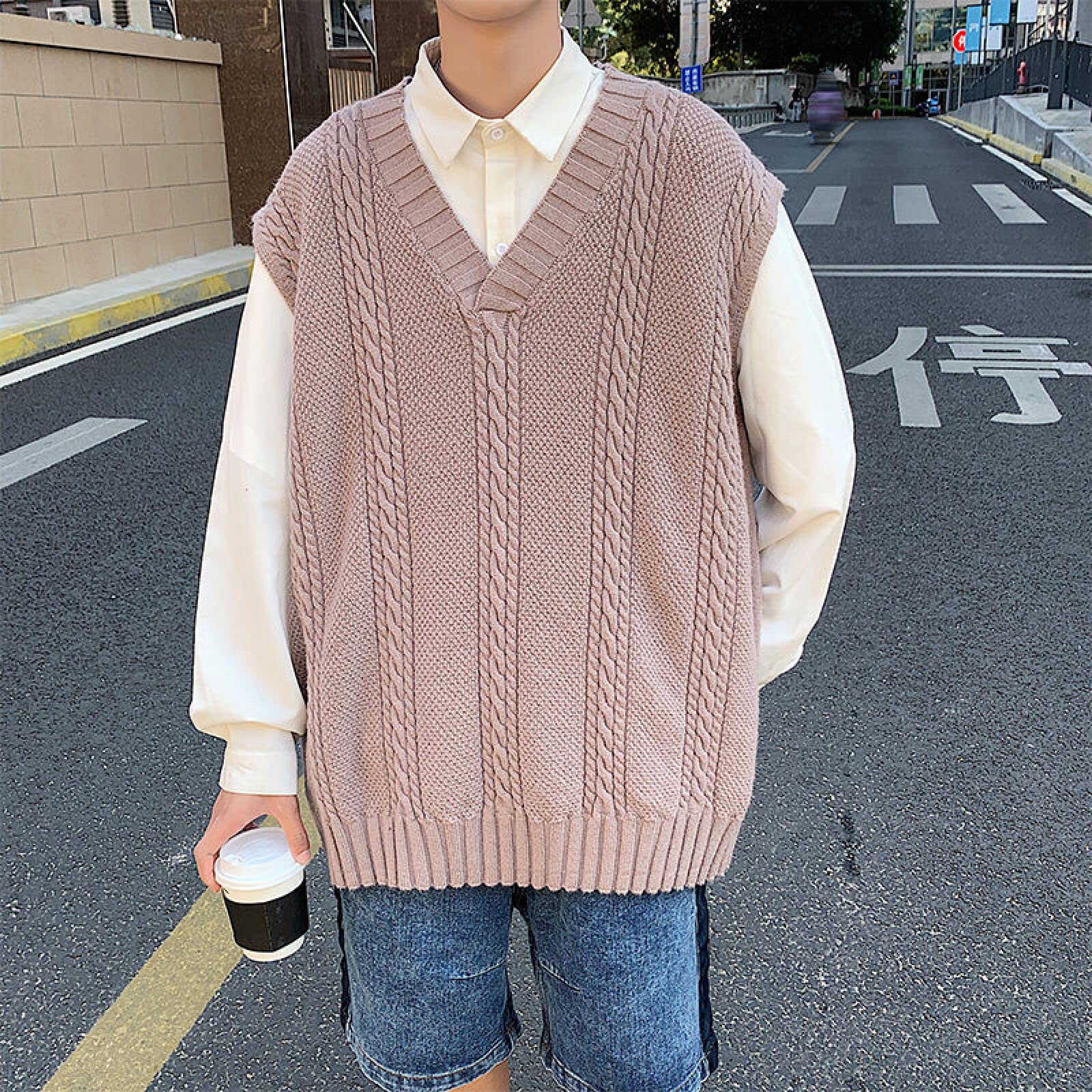 Amazon.com: JIAJING Spring Sweater Vest 