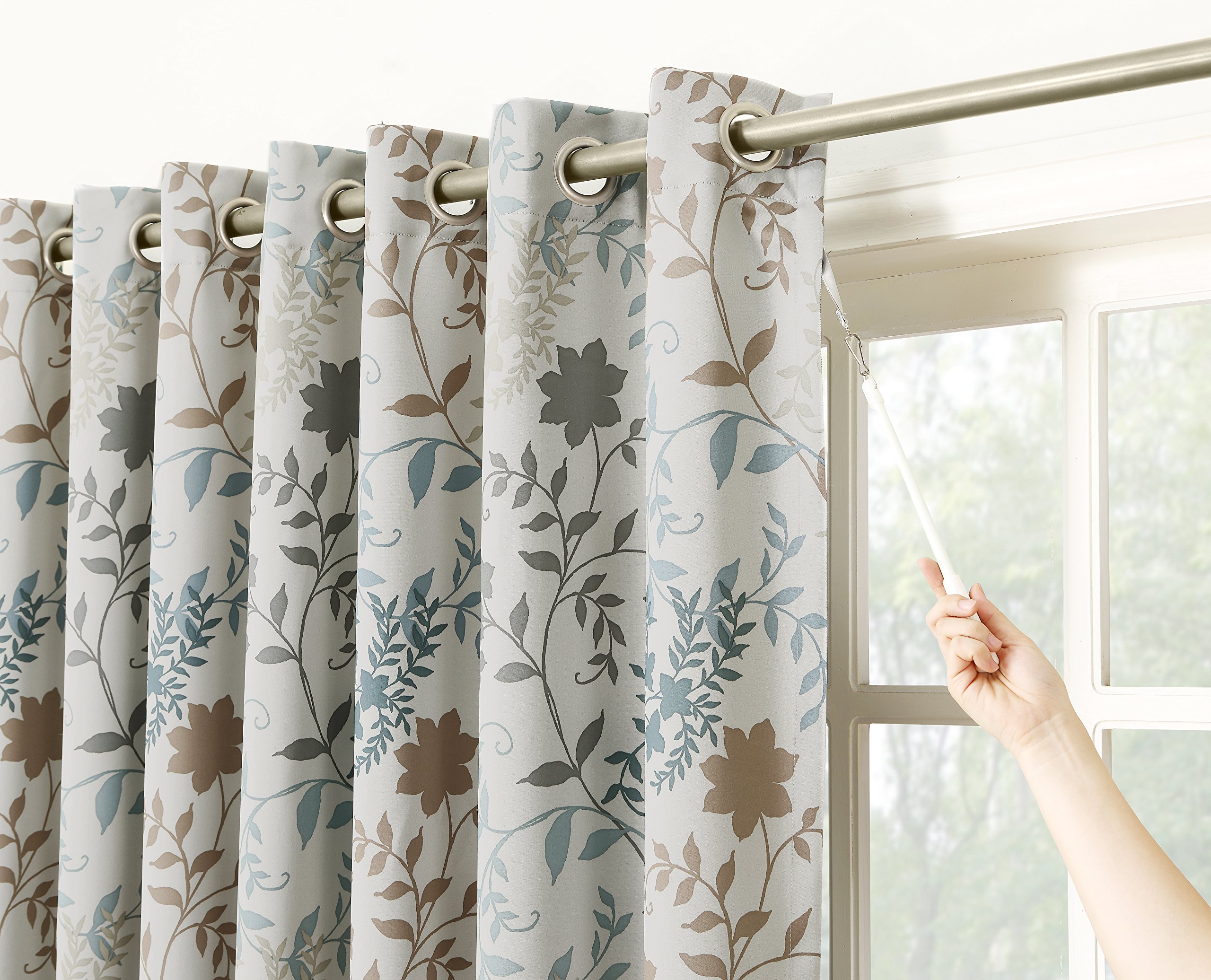 Rideau Sun Zero Hampshire Velours - 127x244cm Bleu Marine Occultant Thermique