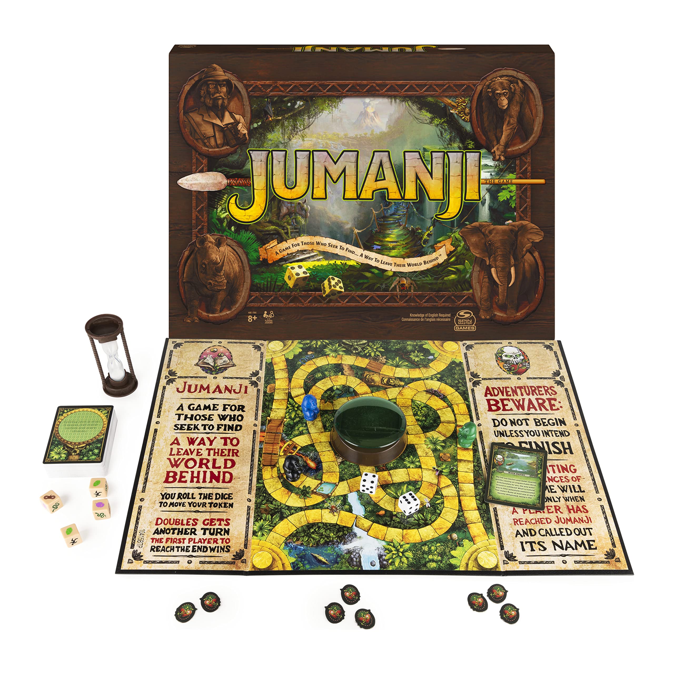 Buy Jumanji The Game, The Classic Scary Adventure Family Board Game