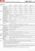 Vista 3 de MEAN WELL MW LRS-150-24 24V 6.5A Enclosed-LRS Fuentes de alimentación conmutadas