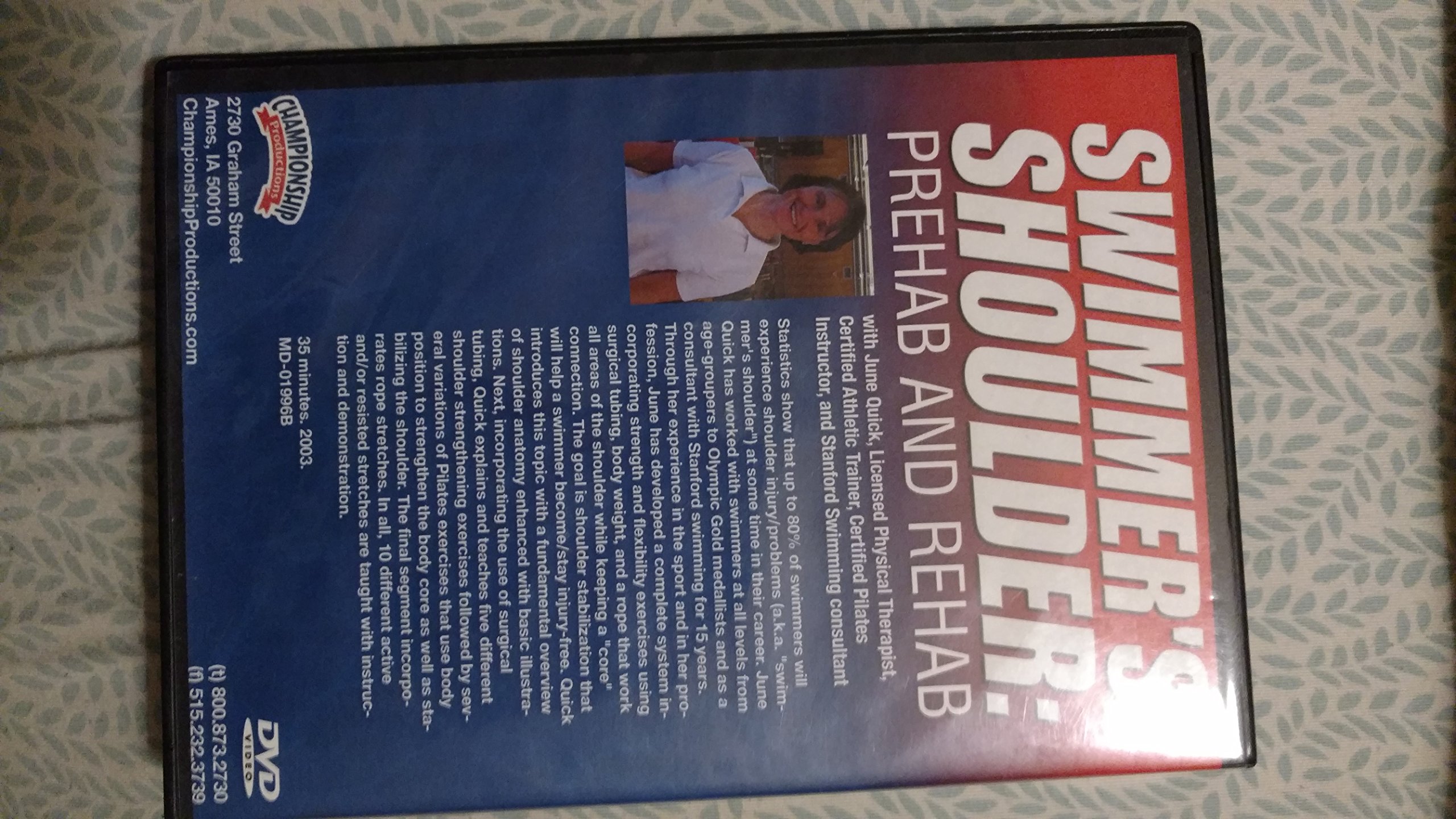 June Quick: Swimmer's Shoulder: Prehab and Rehab (DVD)