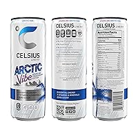 Vista 14 de CELSIUS Sparkling Fantasy Vibe, bebida energética esencial funcional, 12 onzas líquidas (paquete de 12)