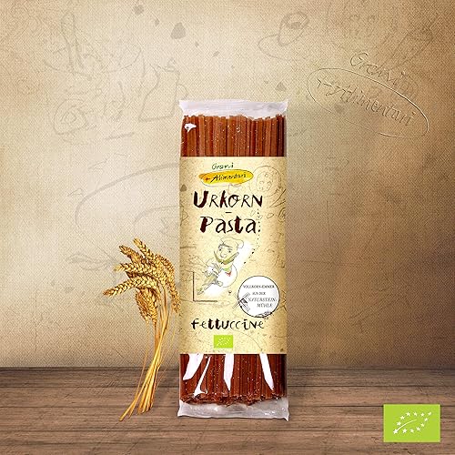 Grani Alimentari "Urkorn-Fettuccine" aus Vollkorn-Emmer -Bio 500g, feine Nudeln aus