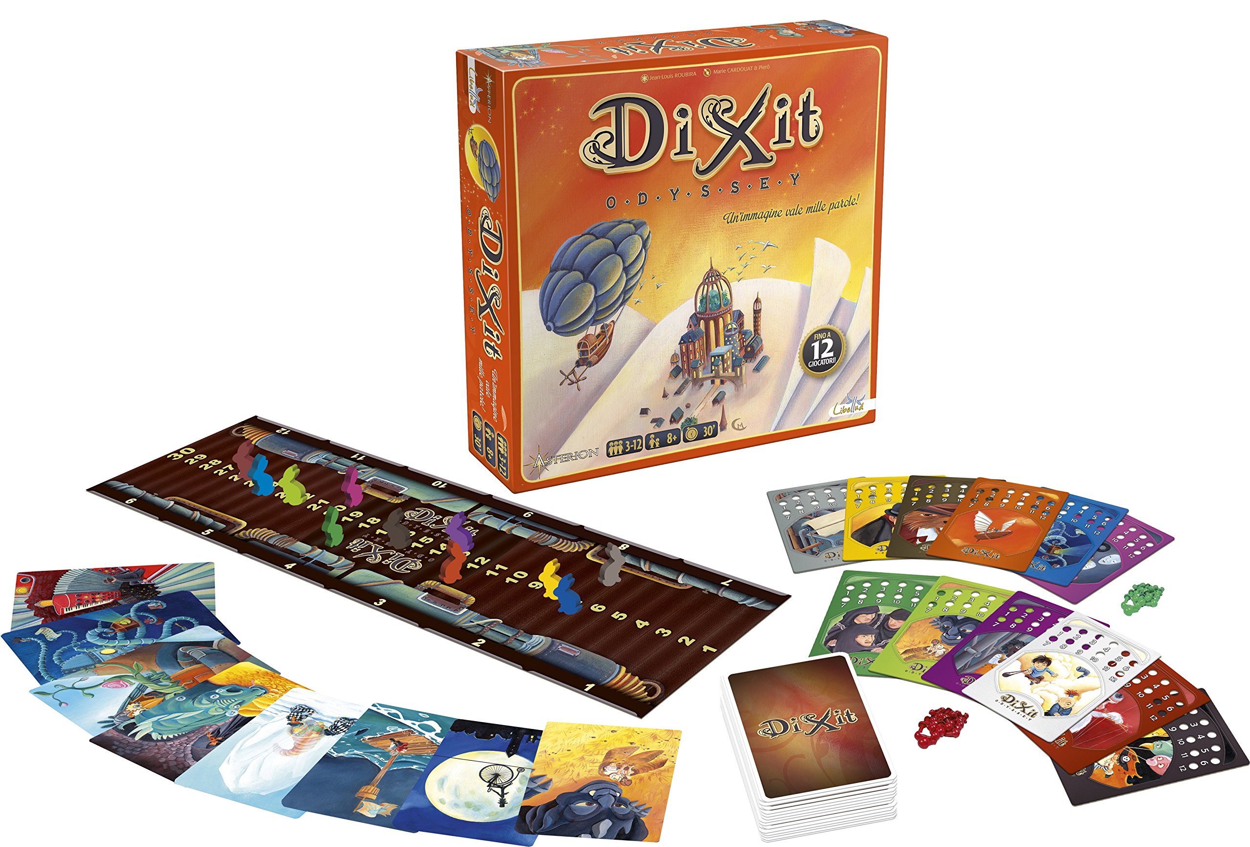Asmodee, Dixit Odyssey, Gioco Di Societa, Edizione Italiana, 8005 & Asmodee Dixit Revelations, Gioco Da Tavolo, Colore, Dix09It
