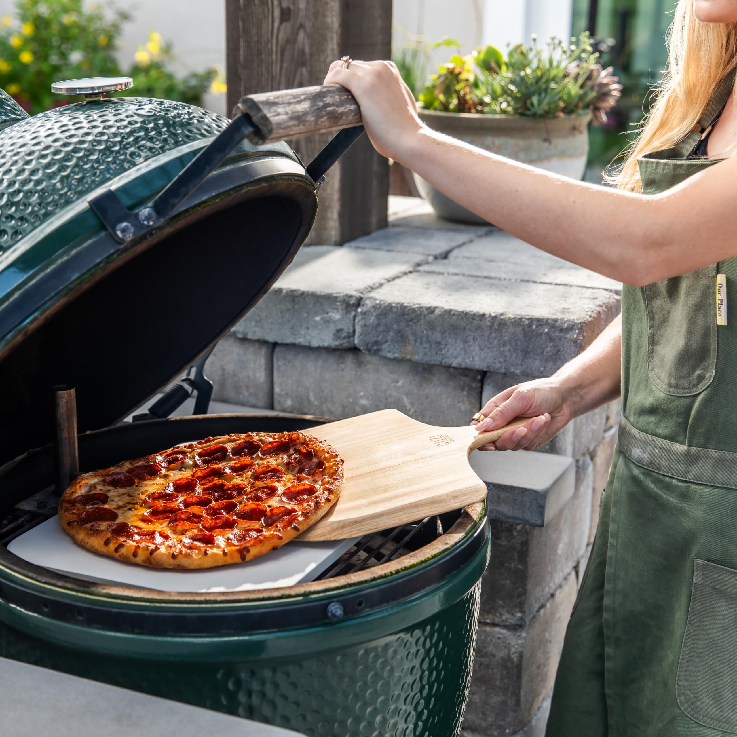 Amazon.com: Cuzi Gourmet 3-Piece Pizza Stone Set - 15x12