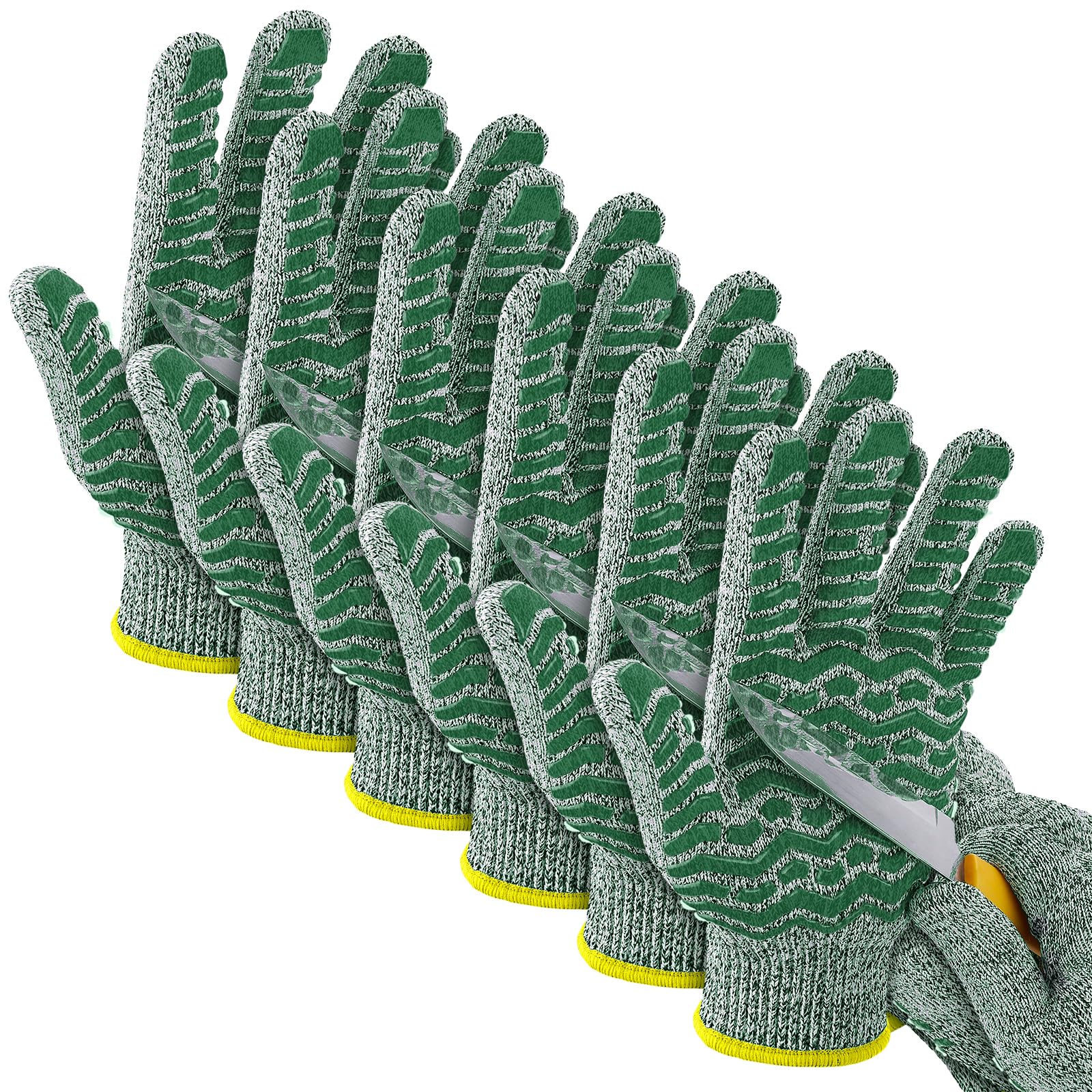 HandLove Cut Resistant Gloves, 100% Food Contact Safe, CE Level 5 Premium Protective Cutting Gloves