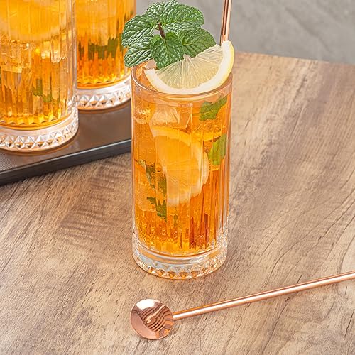 Miniatura 13 de Restaurantware Bar Lux - Pajitas de cuchara de 7.5 pulgadas, 2 popotes de cóctel reutilizables de grado alimenticio, cuchara incorporada, lavable en