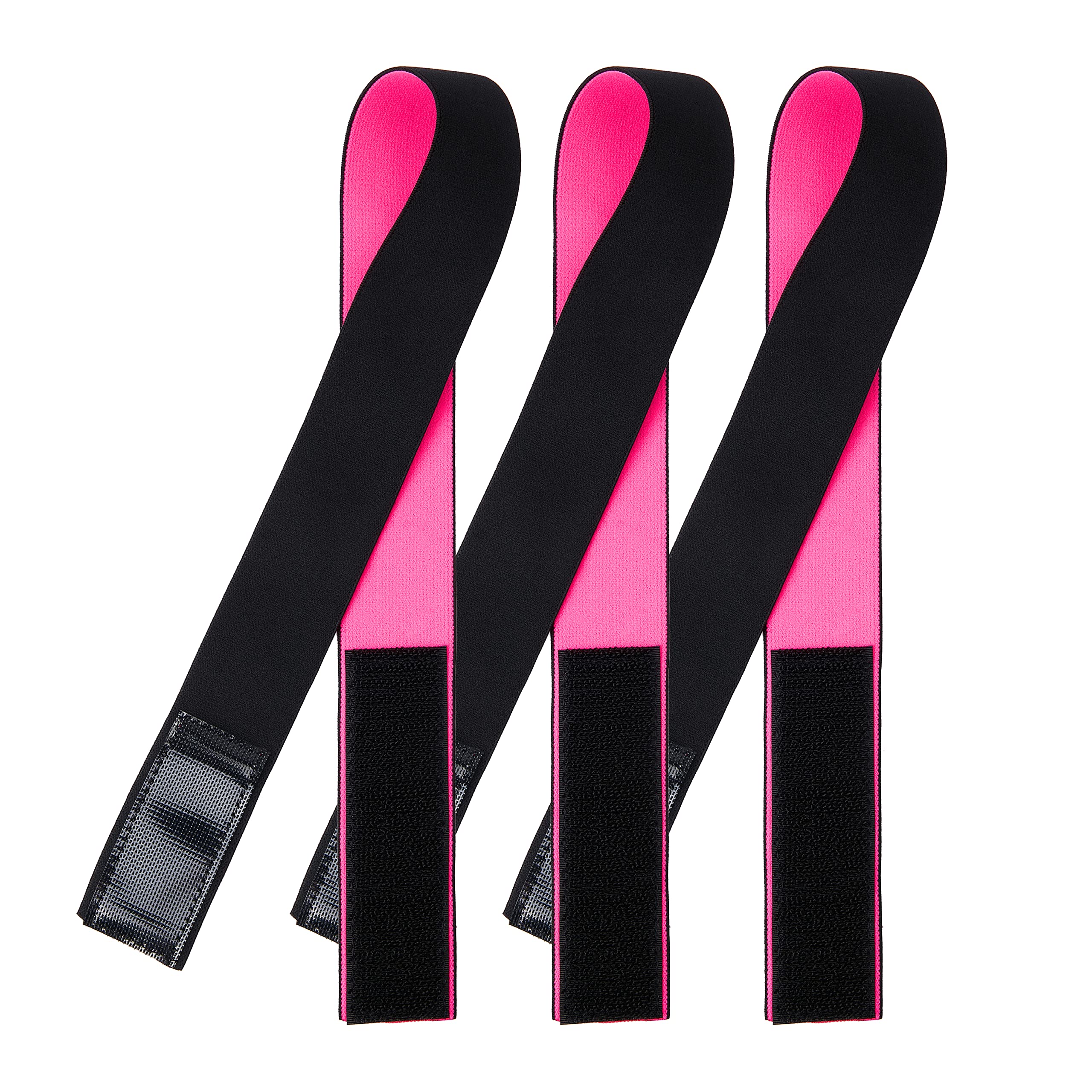 2PCS Lace Melting Front Bands for Keeping Wigs in Place, Wig Grip Headband and Cap, 3 in 1 Pink Edge Brush for Wig Accessories