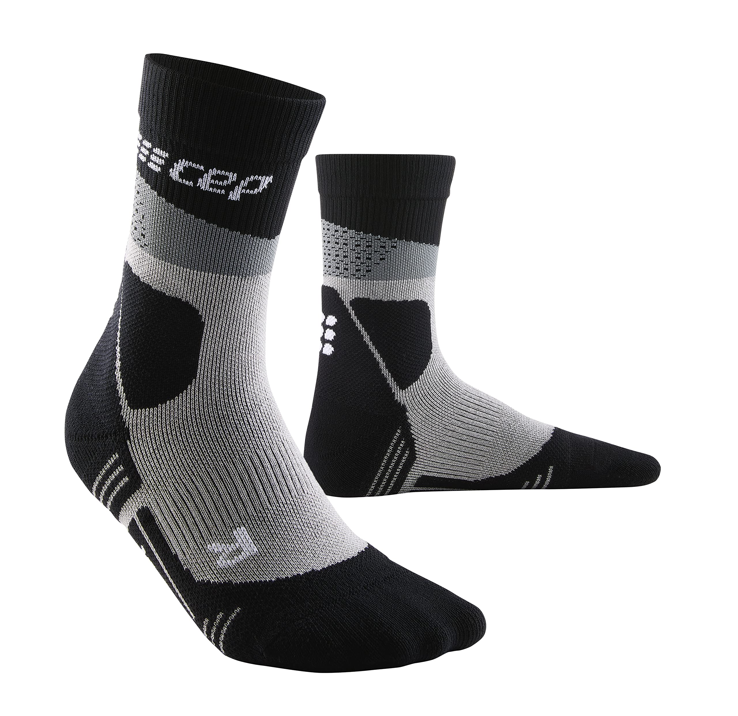 CEP HIKING MAX CUSHION MID CUT MERINO WANDERSOCKEN DAMEN – Wandersocken mit medi Kompression & Polsterung, atmungsaktiv – Merino Socken für Stabilität, Komfort & ausgewogenes Klima