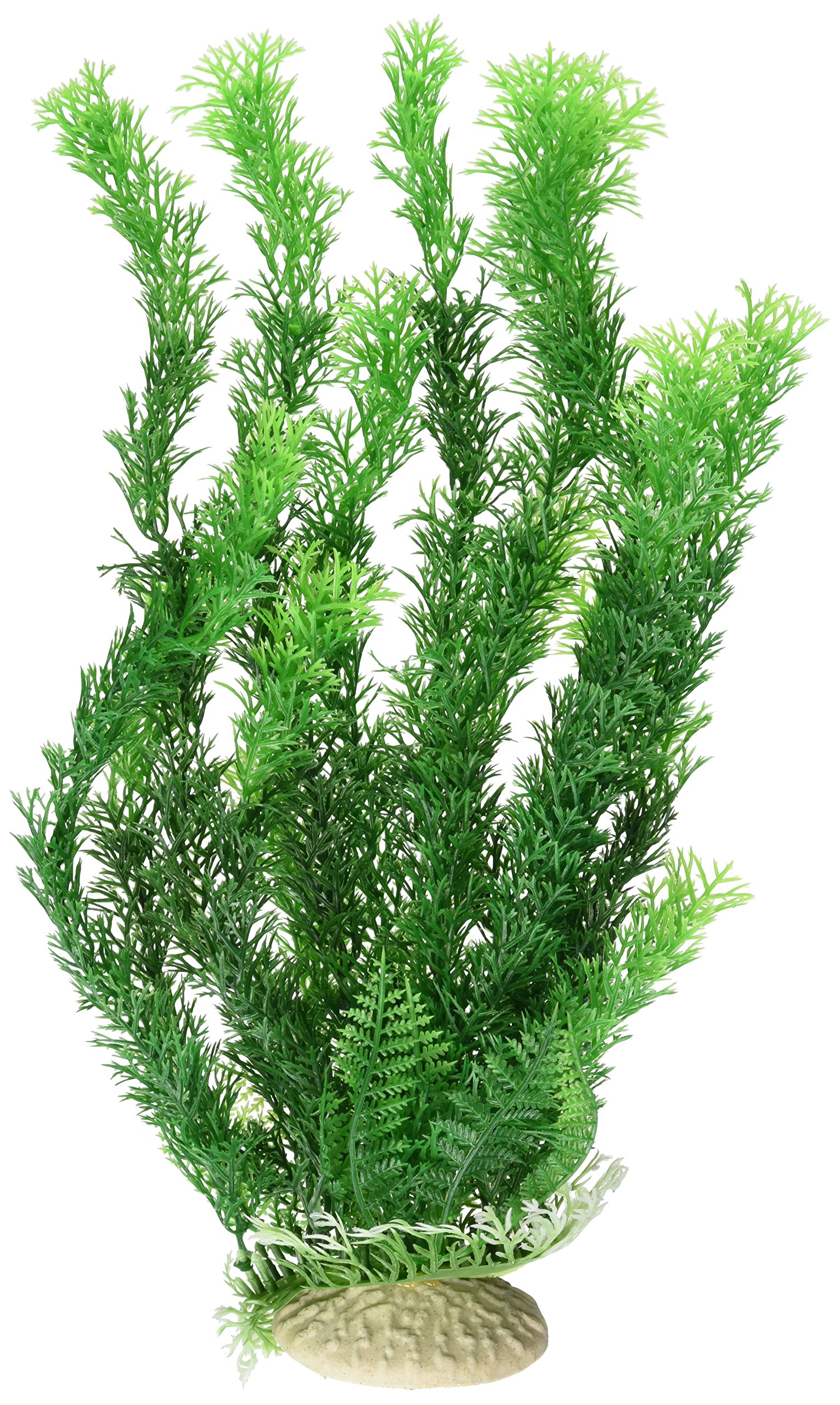 Cabomba-like Aquarium Plant, 12 Inch Green With Weighted Base