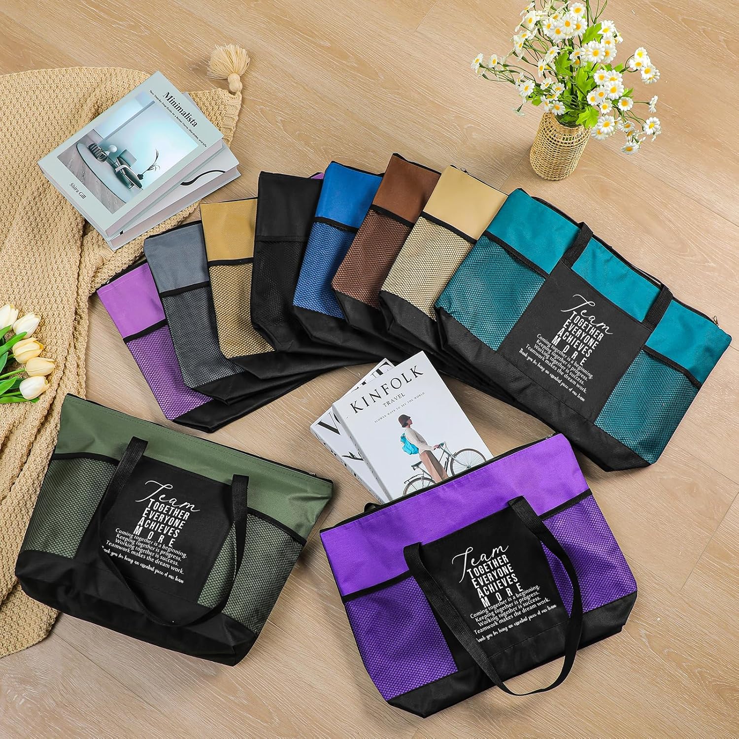 20 Pcs Team Appreciation Tote Bags Valentines Gifts for Coworker Employee Volunteers Staff Nurses Authors - Image 3