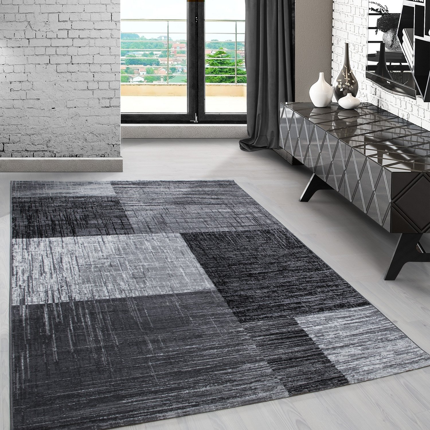 Carpetsale24 Teppich Kurzflor Einfarbig in vielen Größen Moderner Teppich für Wohnzimmer Schlafzimmer Flur Küche Esszimmer Kinderzimmer Pflegeleicht Weich