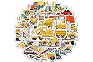 Construction Stickers Perfect for Kids Birthday Construction Party Favors and Decorations