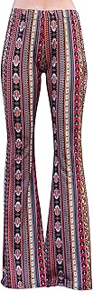 tribal print bell bottom pants