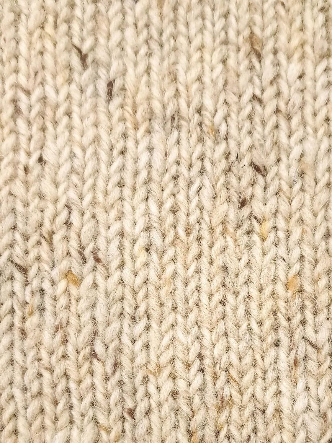 Aran Crafts Irish Mens Kangaroo Pocket Sweater, 100% Donegal Wool (K3084) - Image 7