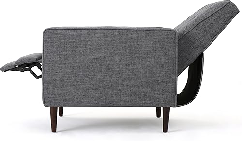 Miniatura 8 de GDFStudio Macedonia - Sillón reclinable de tela con respaldo copetudo moderno