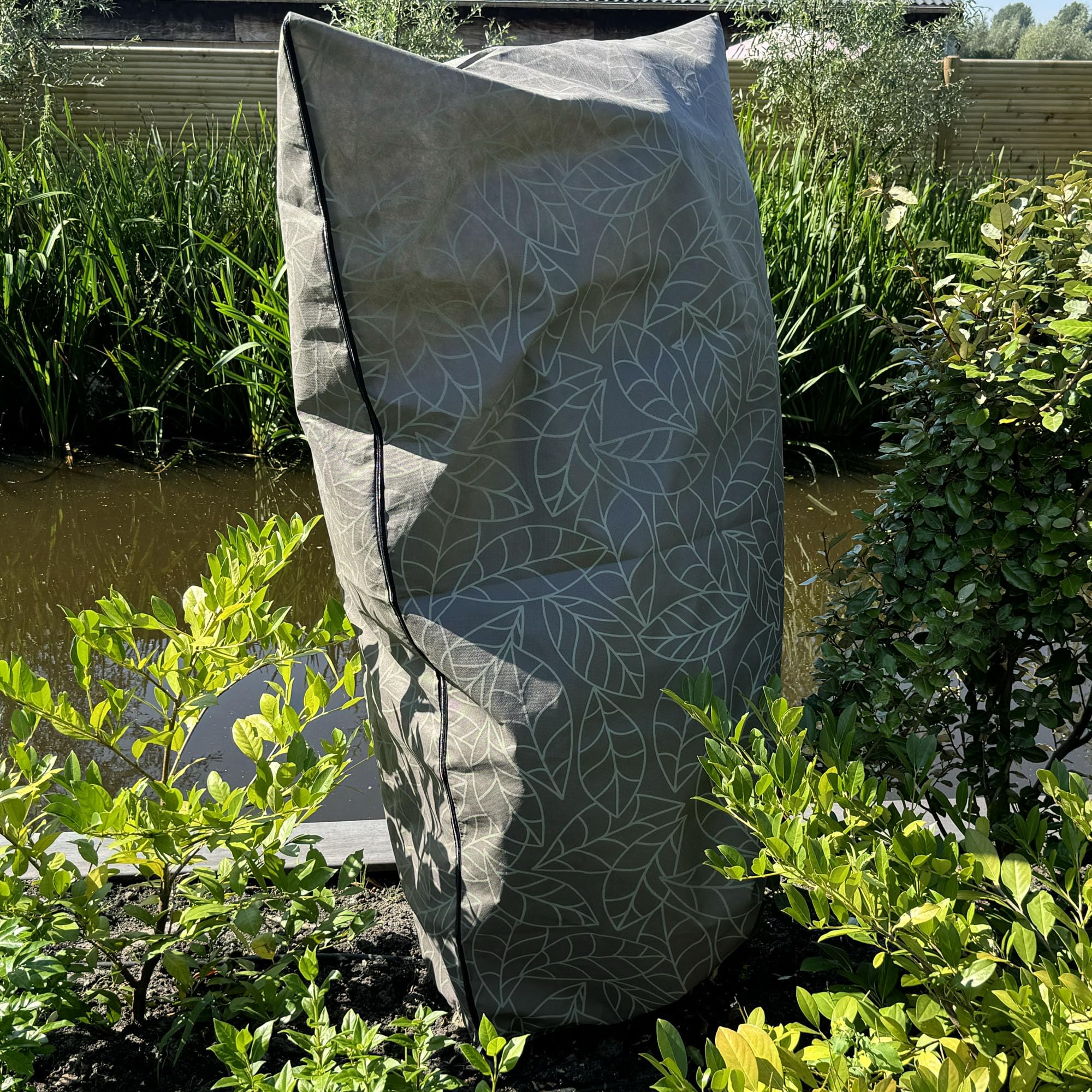 UB-STORE Plant Covers Freeze Protection 47"x71" in 2 Pack, Brown, 47 x 71 In - Image 2