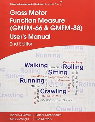 Gross Motor Function Measure (GMFM-66 and GMFM-88) User's Manual ...