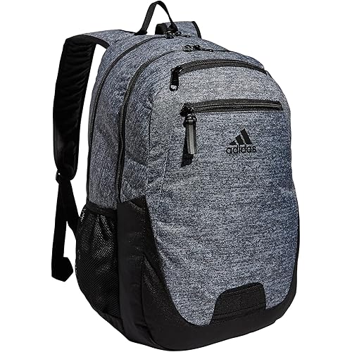 adidas Foundation 6 Backpack, Jersey Onix Grey/Black, One Size, 100% Polyester