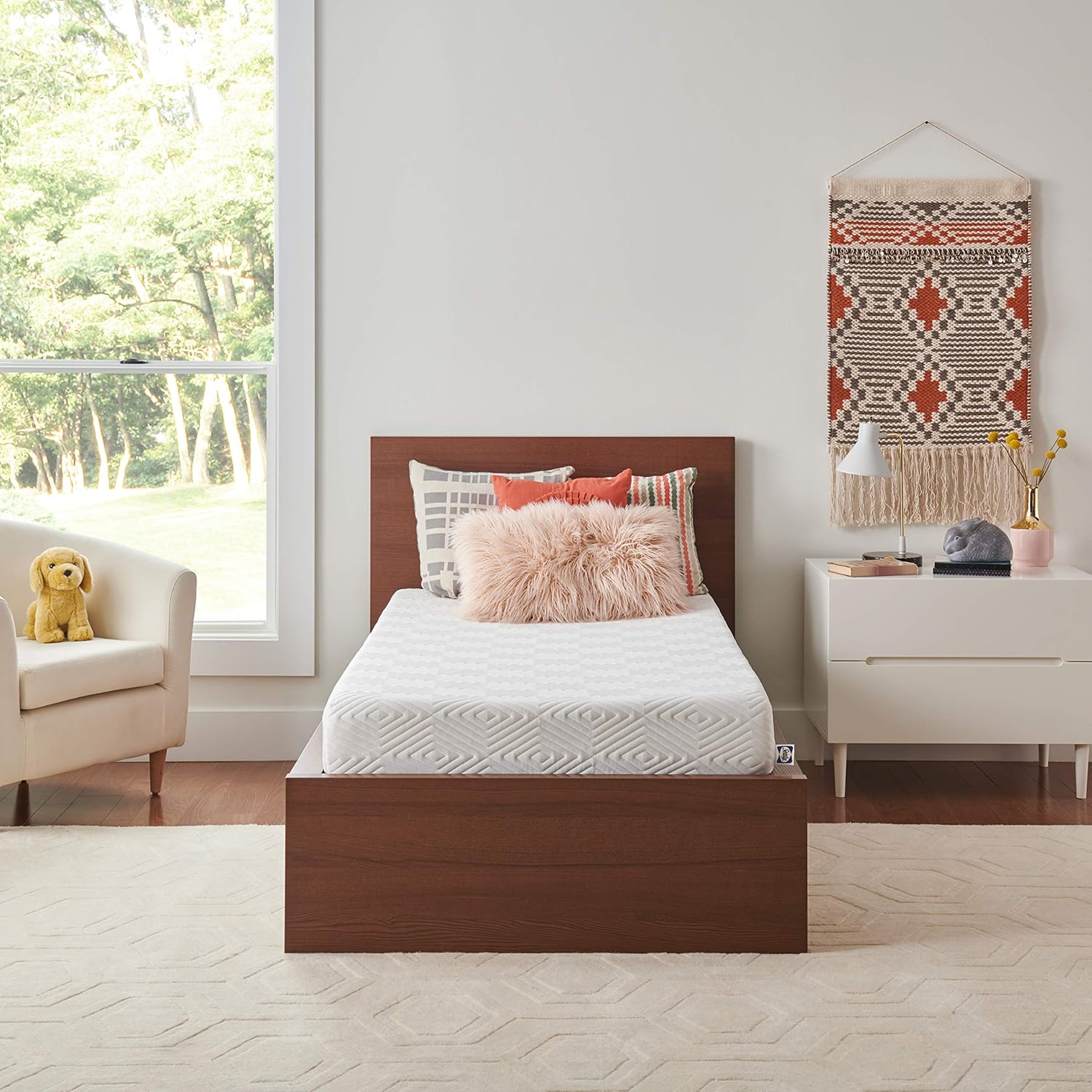 Sealy Memory Foam Bed in a Box 8 Inch, Medium Feel, Twin Size, CopperChill