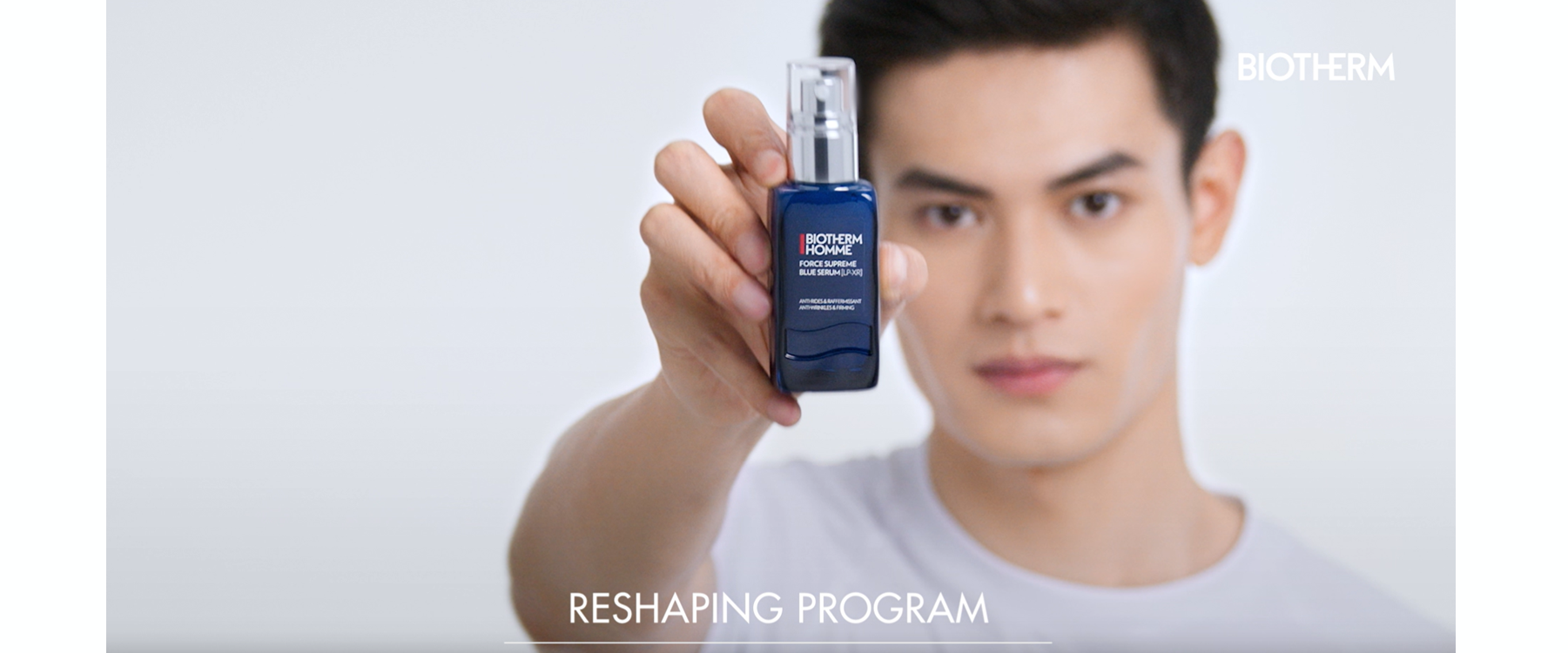 Biotherm Force Supreme Blue Serum for Men, With 35 Nutrients for Skin Regeneration, Pro-Xylane for Firmness, Ultra-Resurfacing Pro-Retinol and Peptides Fractions for Definition