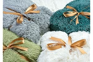 Indulge in Comfort with Noahas Plush Shaggy Longfur Throw Blanket