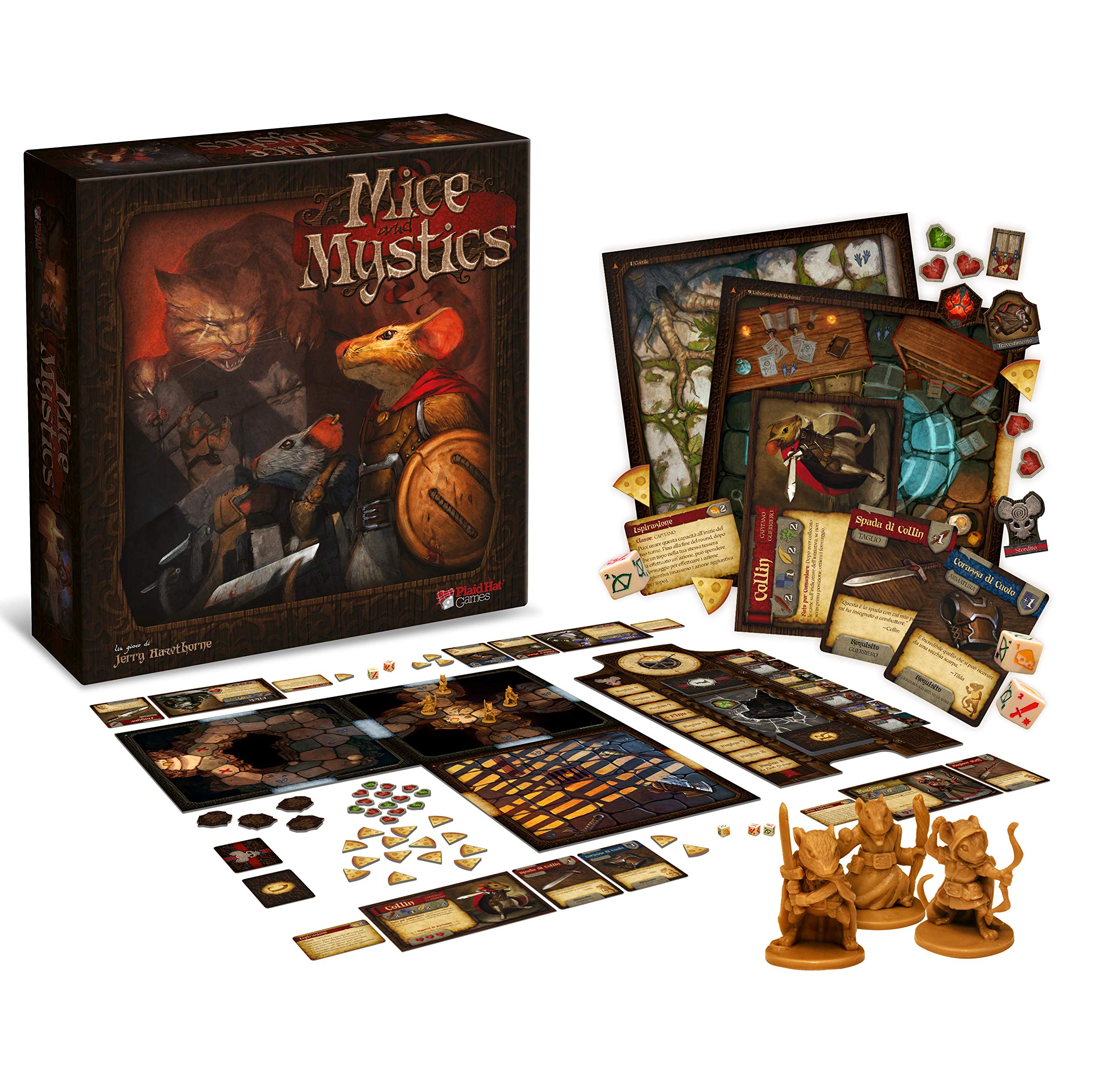 Asmodee – MICE AND MYSTICS – Gioco da Tavolo Collaborativo | Gioco da Tavola di Strategia e Avventura a Tema Animali – 1-4 Giocatori – 8+ Anni – 60-90 Minuti – Edizione Italiana