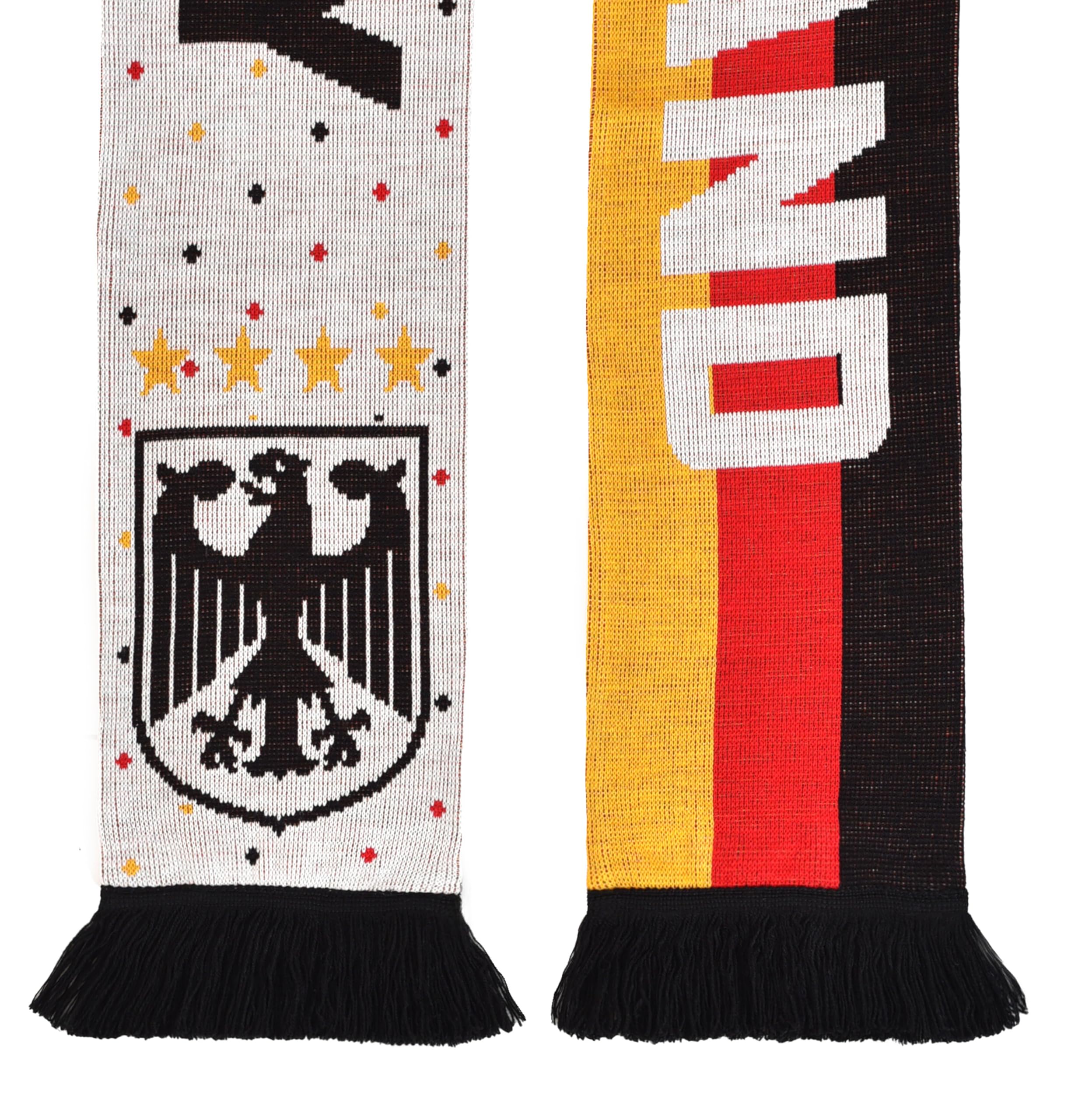 Euroscarves Sciarpa lavorata a maglia a righe Germania Deutschland