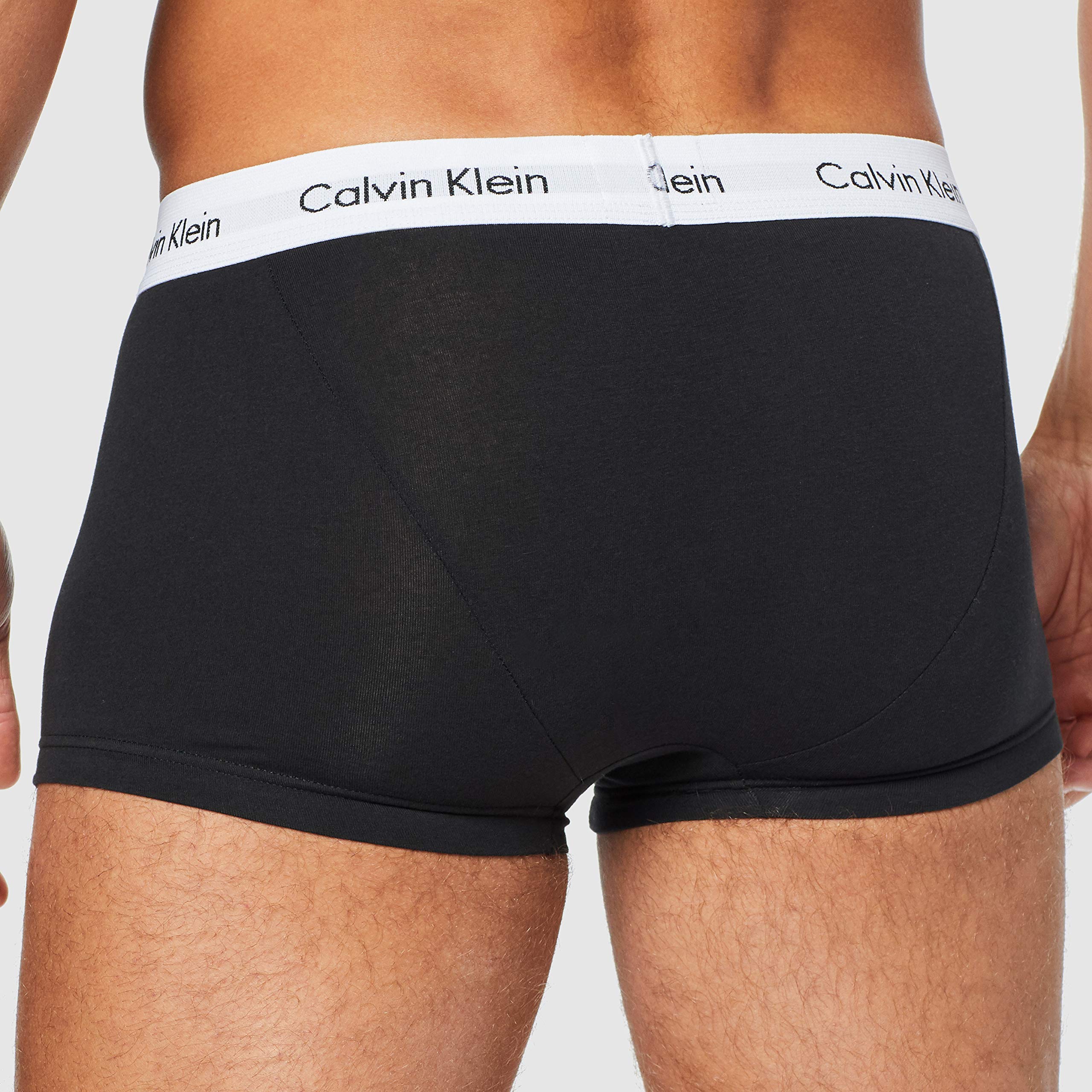 Calvin Klein Boxer Uomo, Hüft-Shorts, Alta qualità Baumwoll-Unterhosen per Uomo, con Stretch-Anteil, Elasticizzati Colorati, 3er Pack, Taglie: XS - XL
