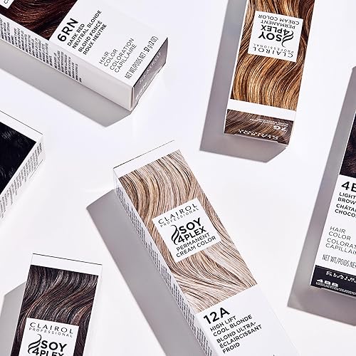 Miniatura 9 de Clairol Professional Tinte permanente en crema para el cabello, tinte oscuro para cobertura de canas resistente a la decoloración, 2 onzas