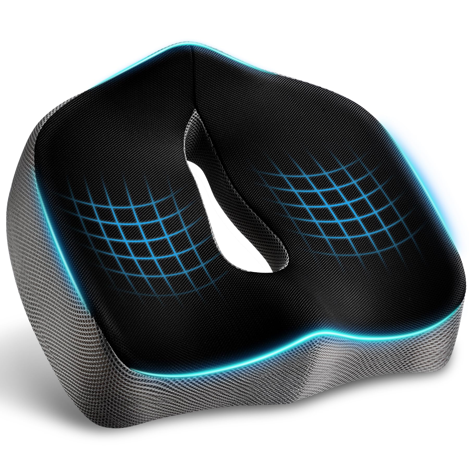 Seat Cushion, Memory Foam Office Chair Cushion, Supportive Seat Cushion Non-Slip Car Seat Cushions, Cushion Pad for Gamming Chair, Long Sitting