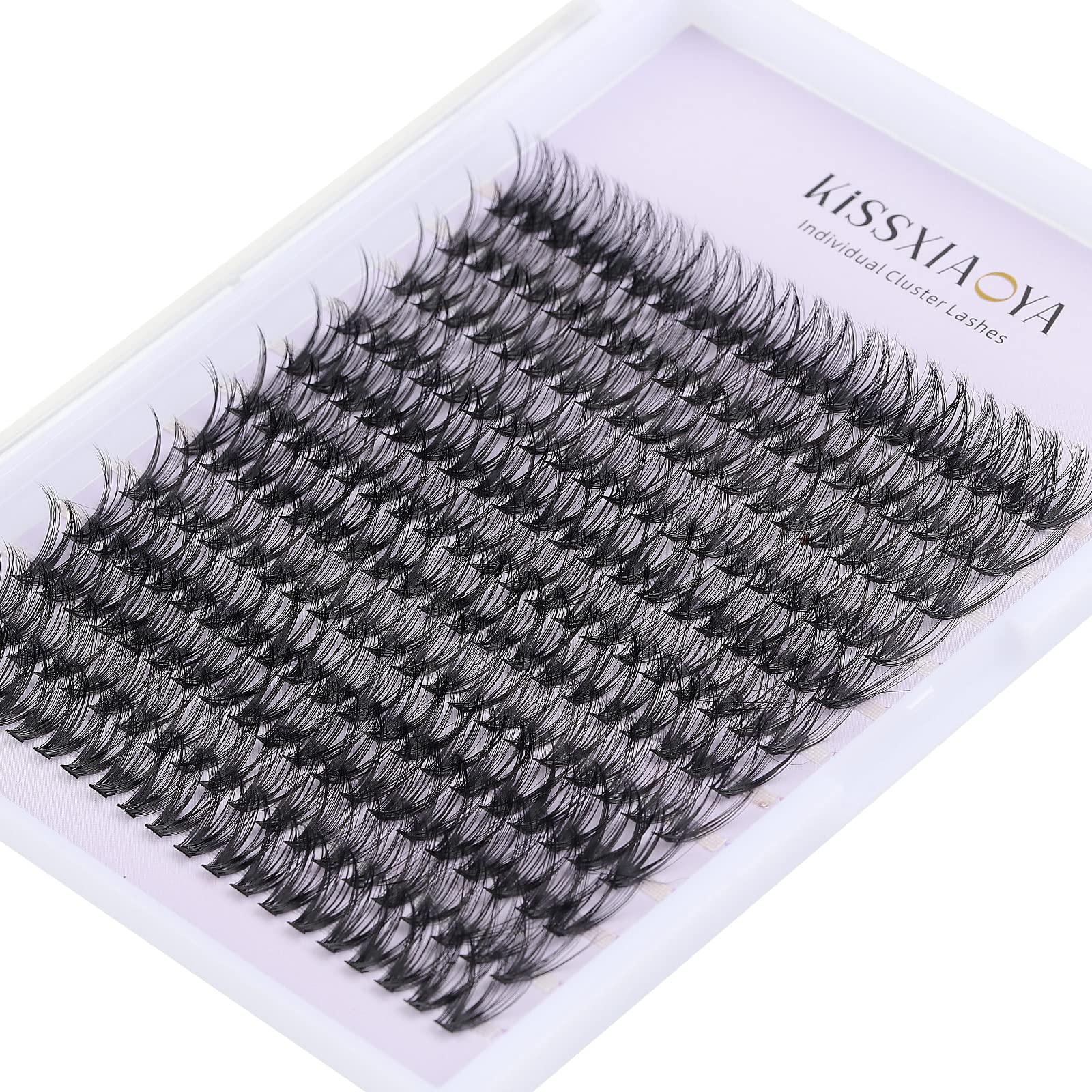 Cluster Eyelash 240pcs 40D 0.07 D Curl 15mm Cluster Eyelashes Extensions