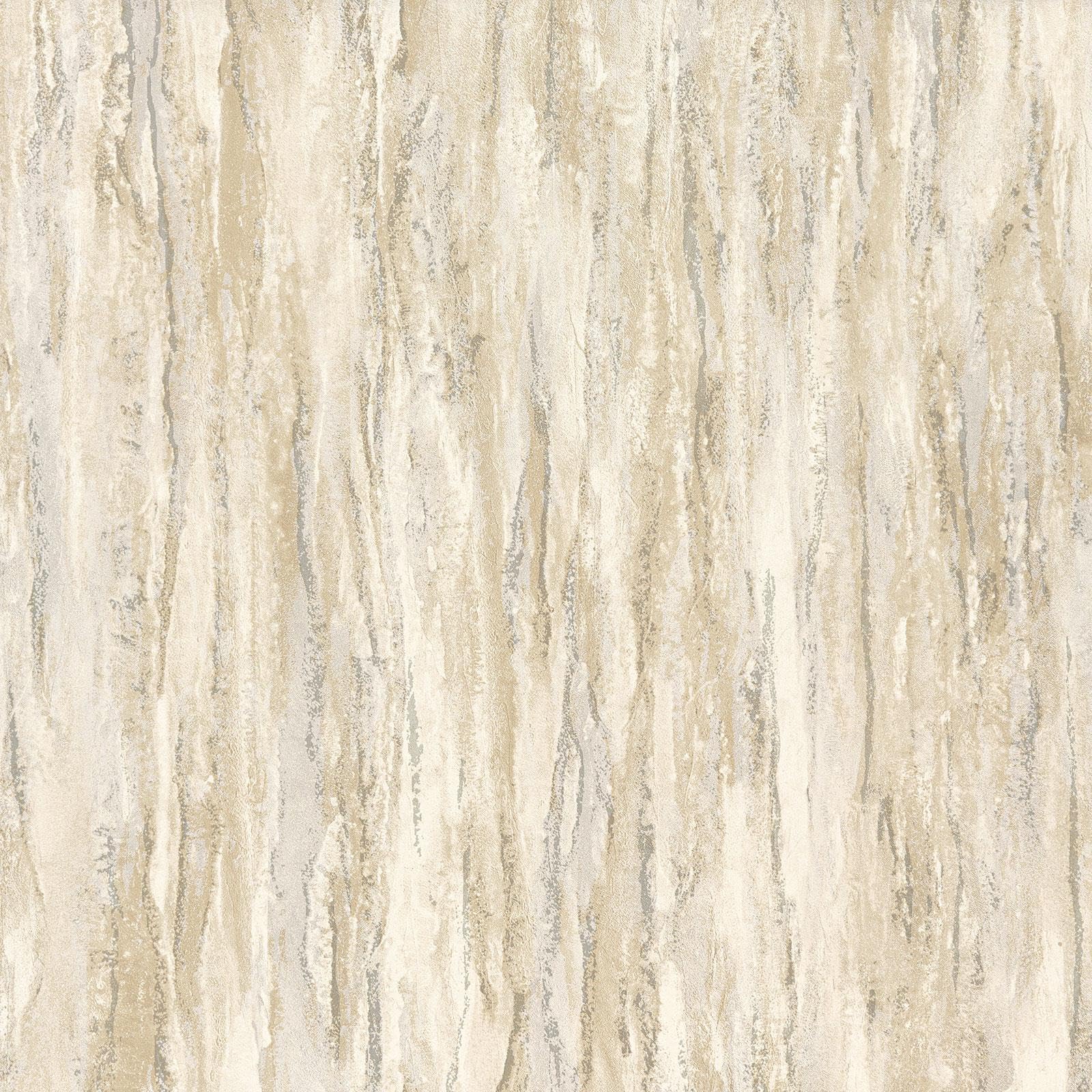 Grandeco Meteora Distressed Painted Plaster Effect Textured Wallpaper, Cream
