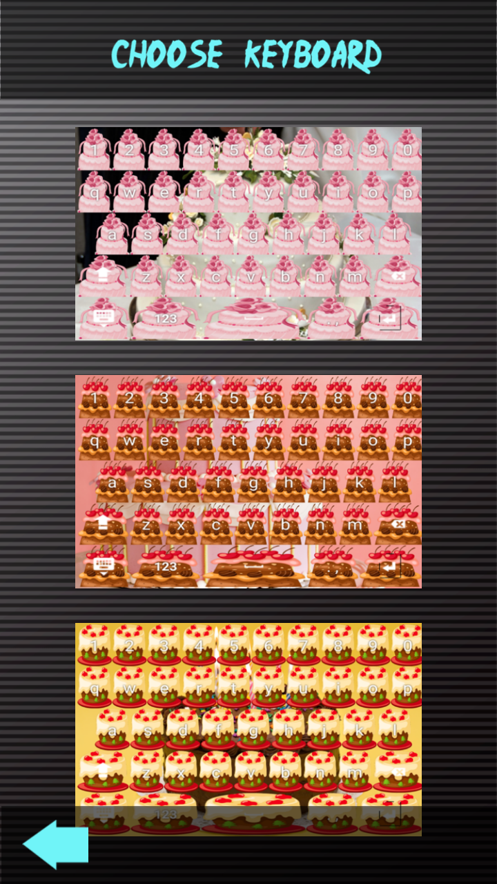 Cake Keyboards - App on Amazon Appstore