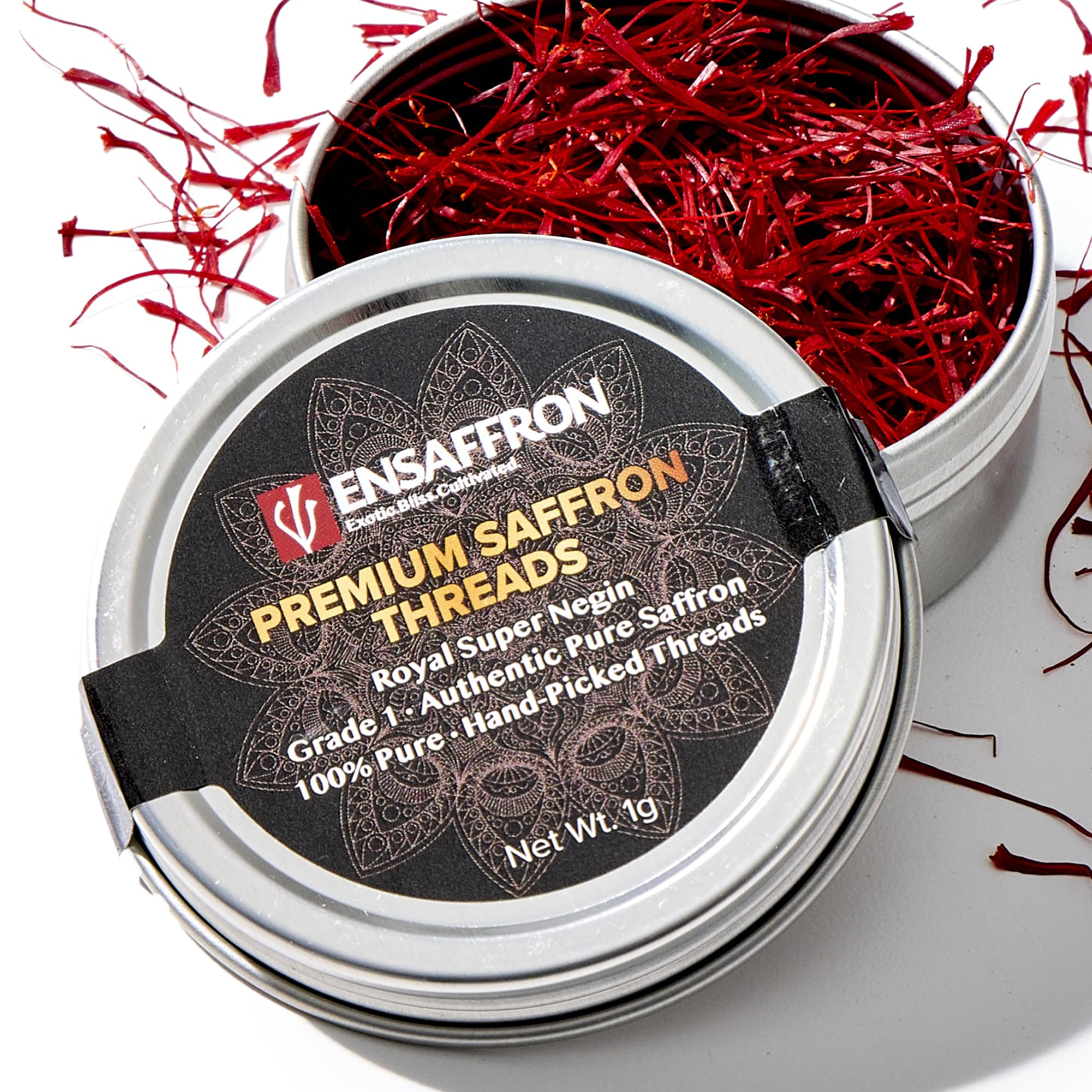Amazon.com: EnSaffron – 1 Gram Extra Class Premium Saffron, Thick